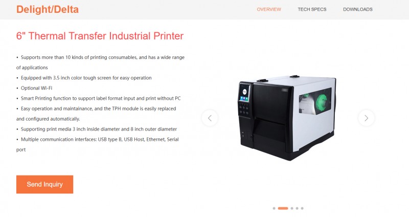 必发7790Delight工业热转印打印机