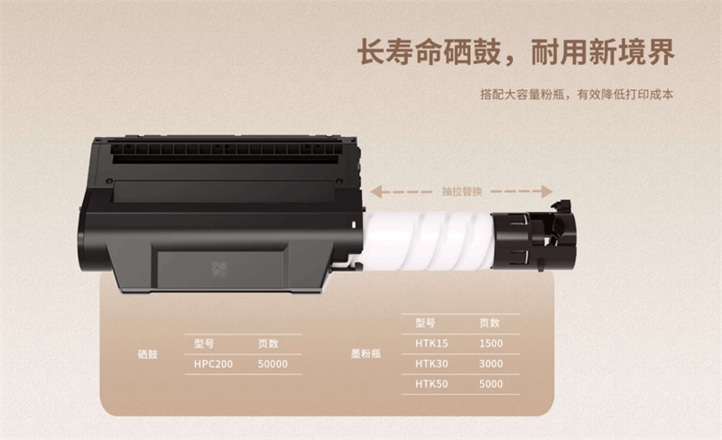 必发7790激光打印机有更长寿命的硒鼓